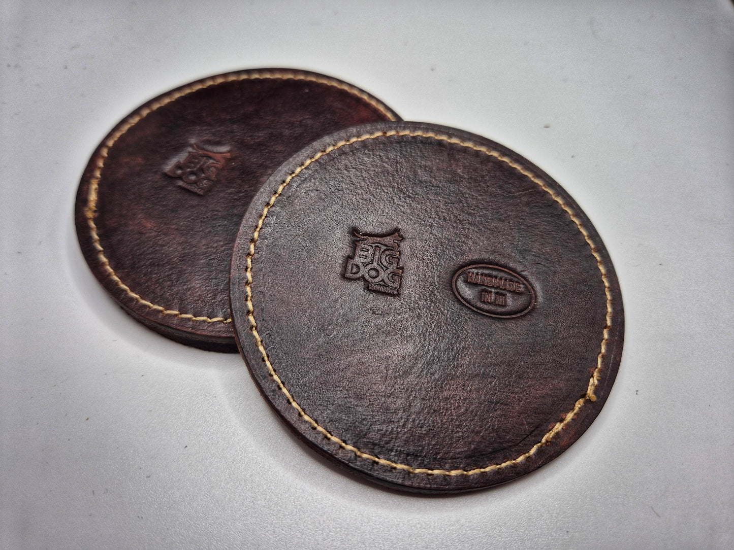 Leather Coaster (Made To Order)