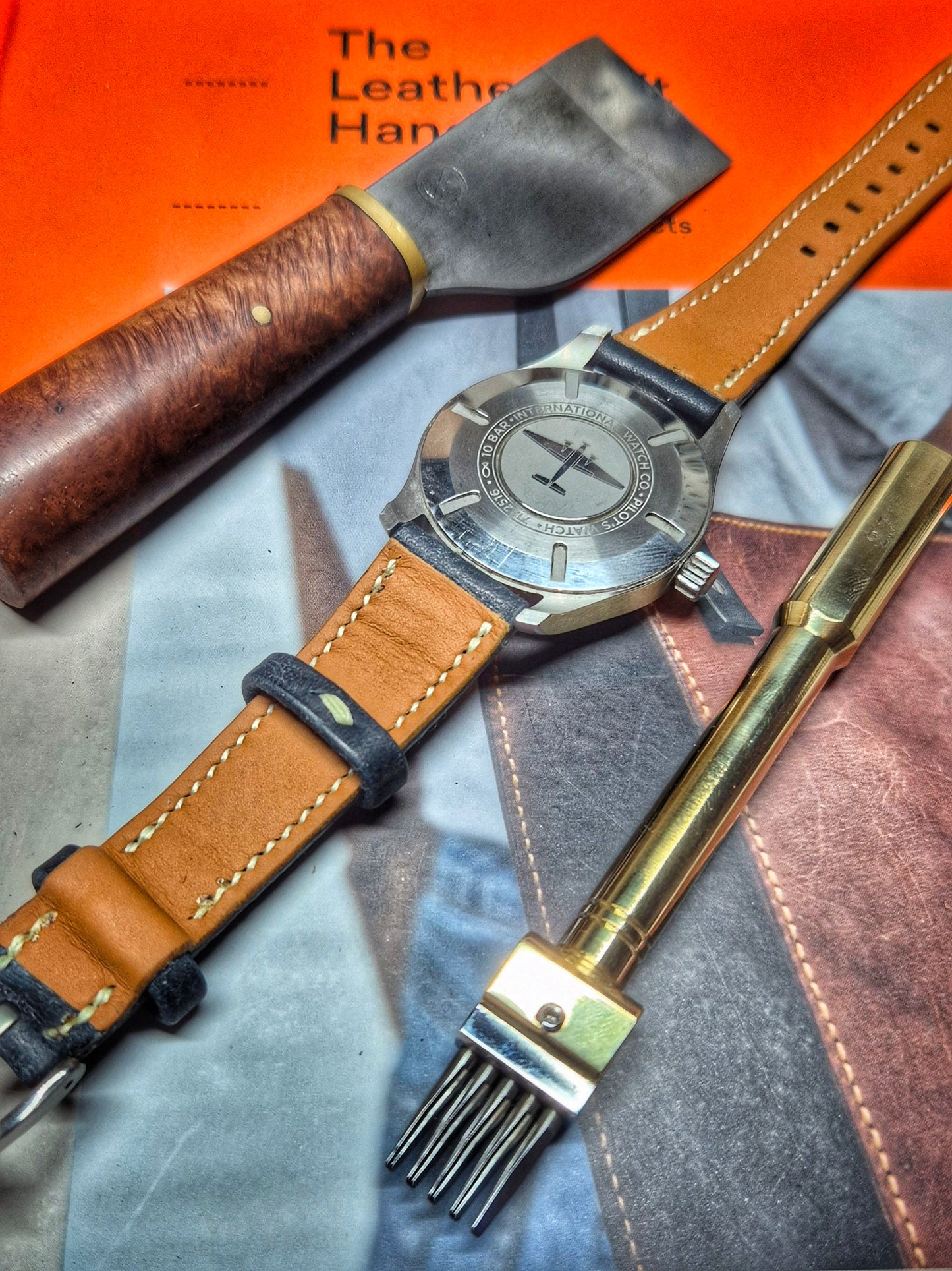 Leather Lined Watch Strap