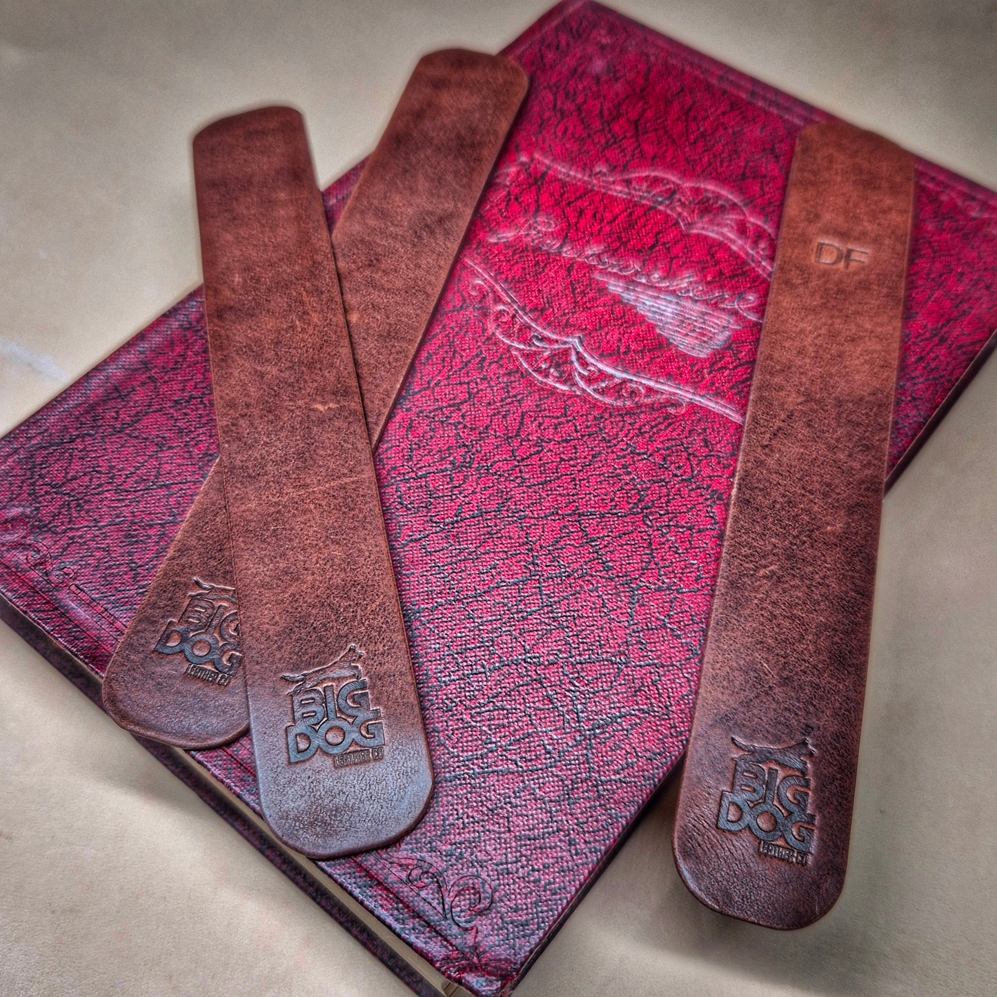 Leather Bookmark - Made To Order